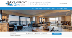Desktop Screenshot of oceanfrontguruvacationrentals.com