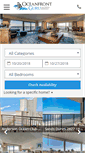 Mobile Screenshot of oceanfrontguruvacationrentals.com